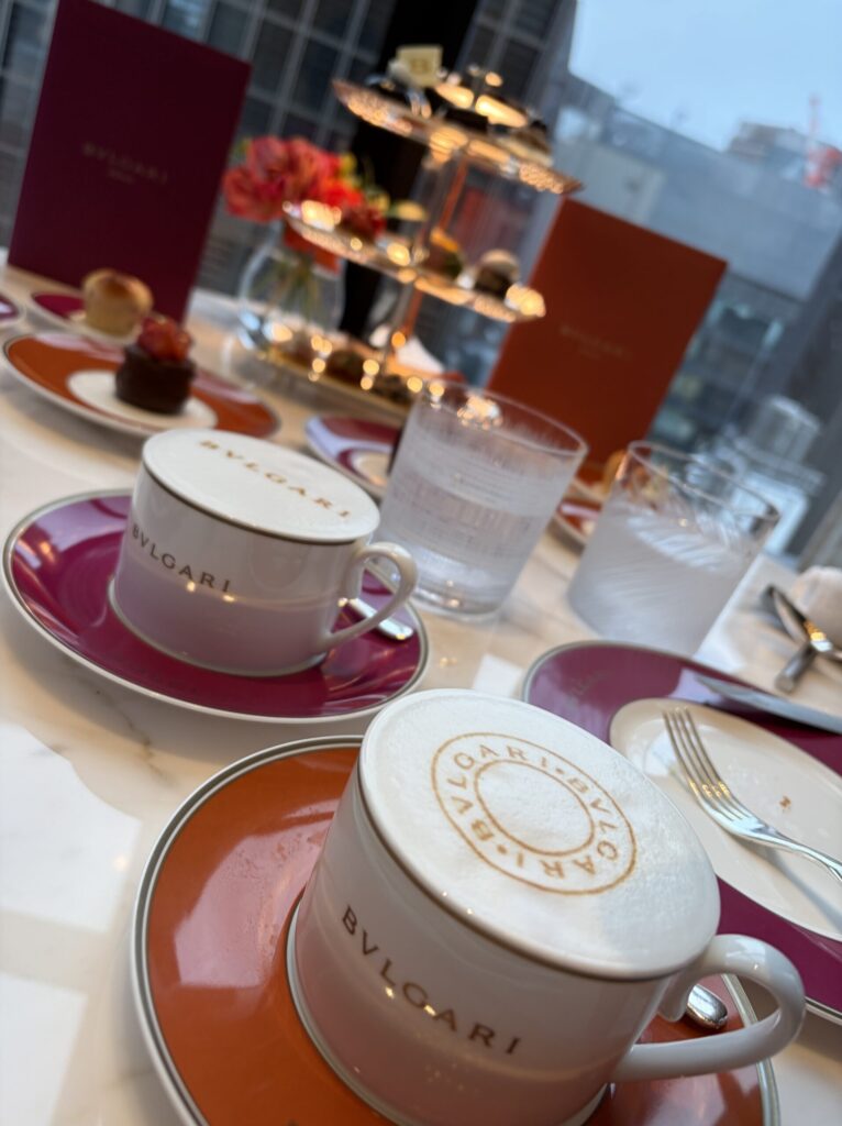 BVLGARI GINZA Cafe Afternoon tea